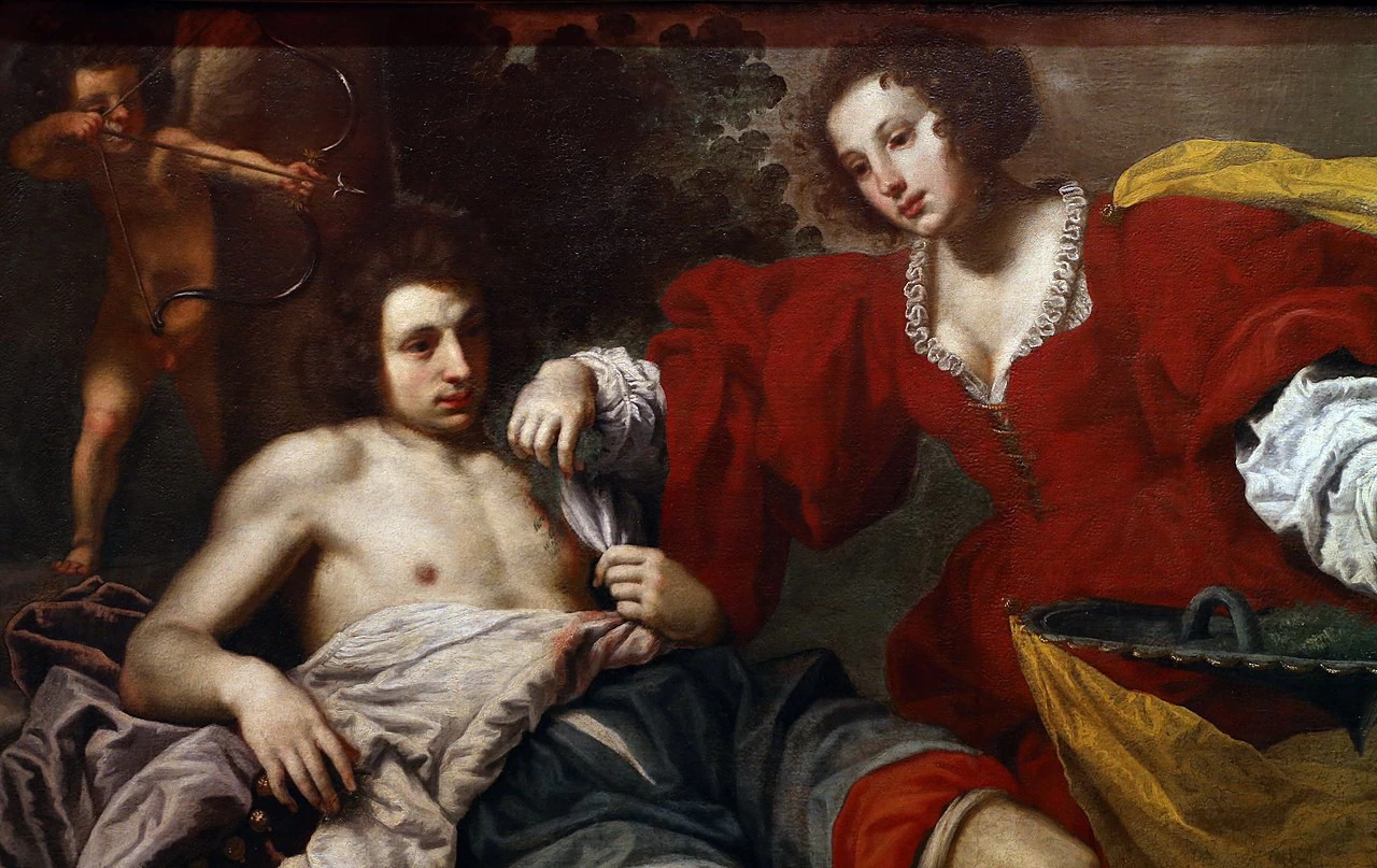 Angelica e Medoro - dettaglio, National Gallery of Ireland